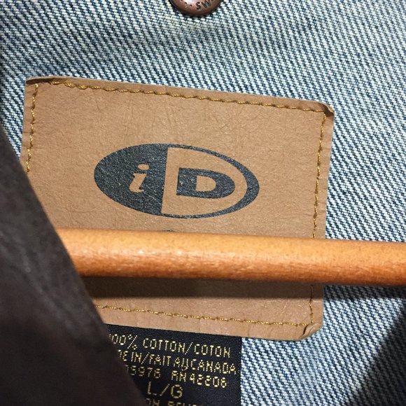 VINTAGE ID WEAR DENIM DAILY KENO JACKETS SIZE L - Picture 6 of 7